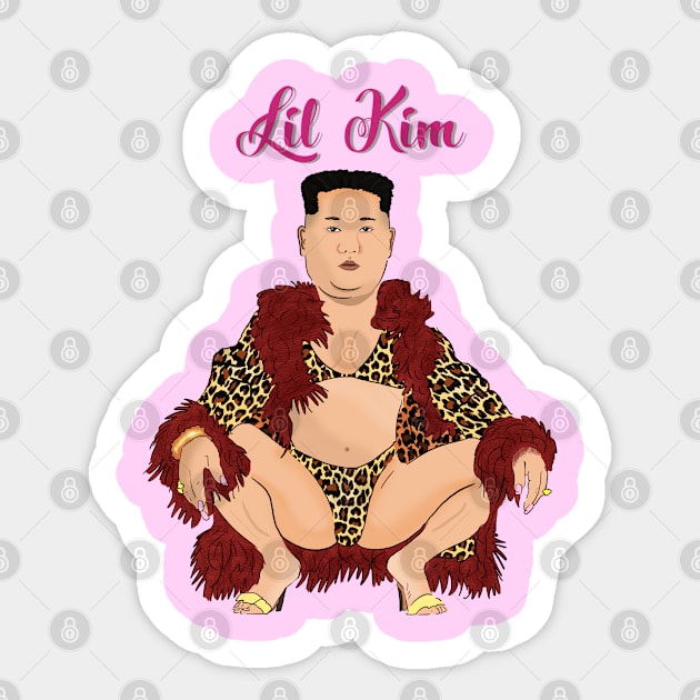 Lil Kim Jong Un Sticker by Barnyardy